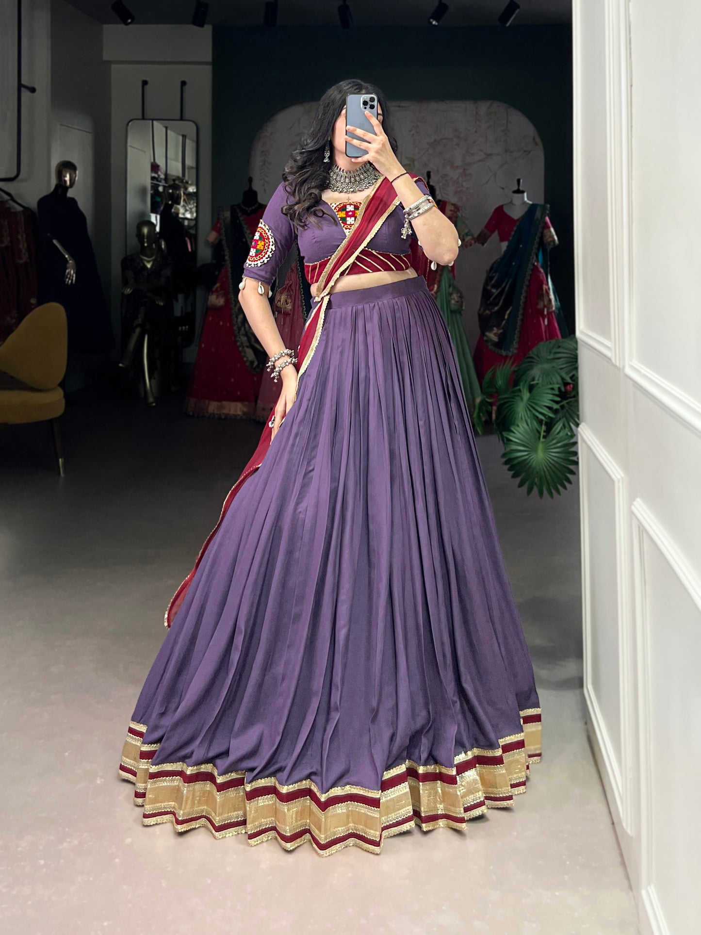 Myra Navratri Special Pure Cotton Lehenga Choli