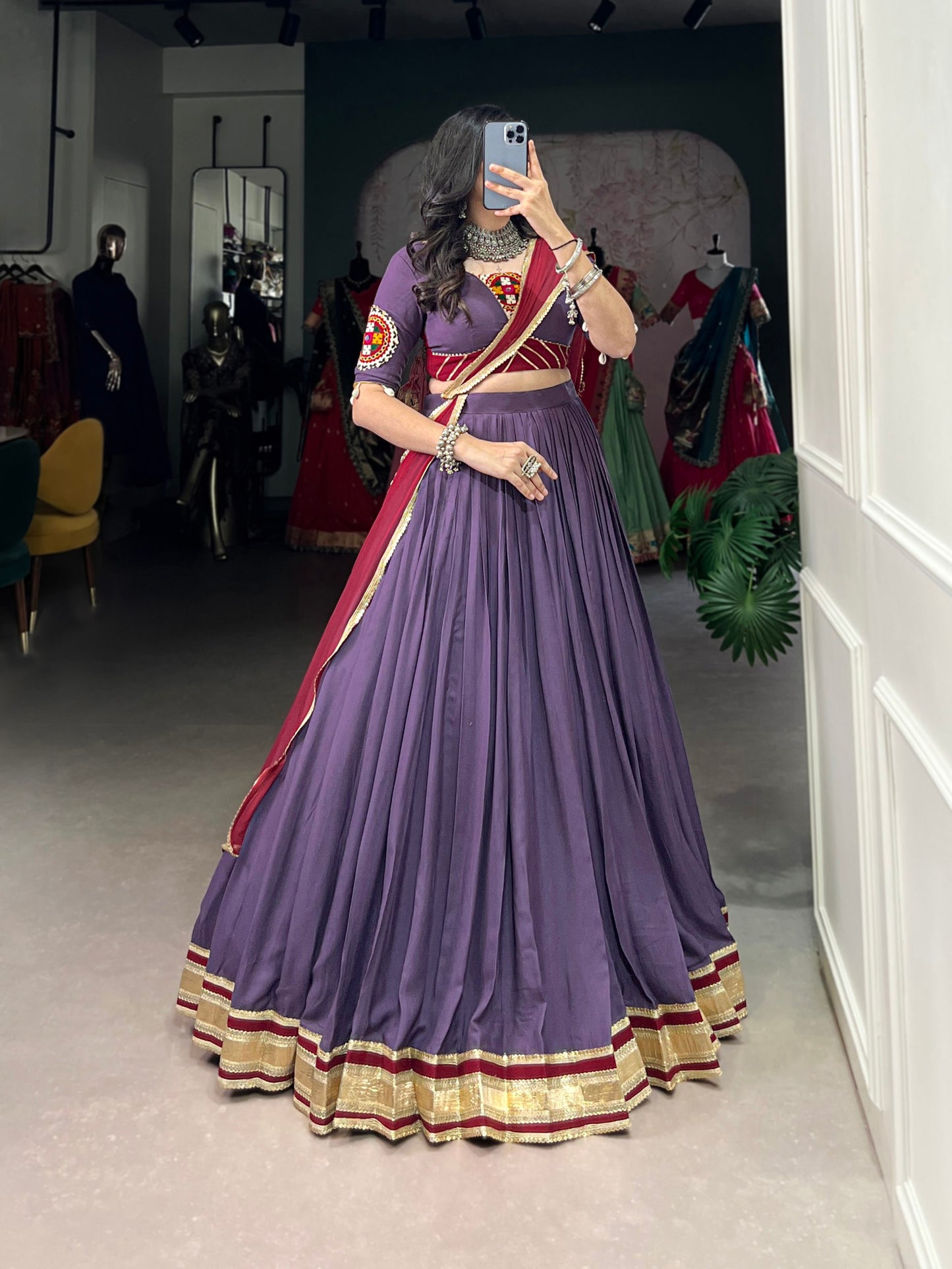Myra Navratri Special Pure Cotton Lehenga Choli
