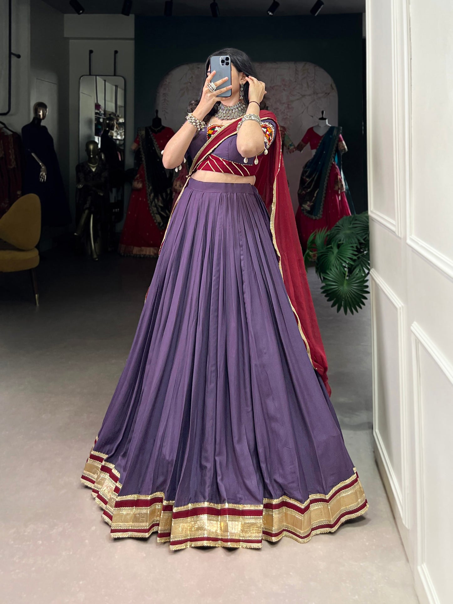 Myra Navratri Special Pure Cotton Lehenga Choli