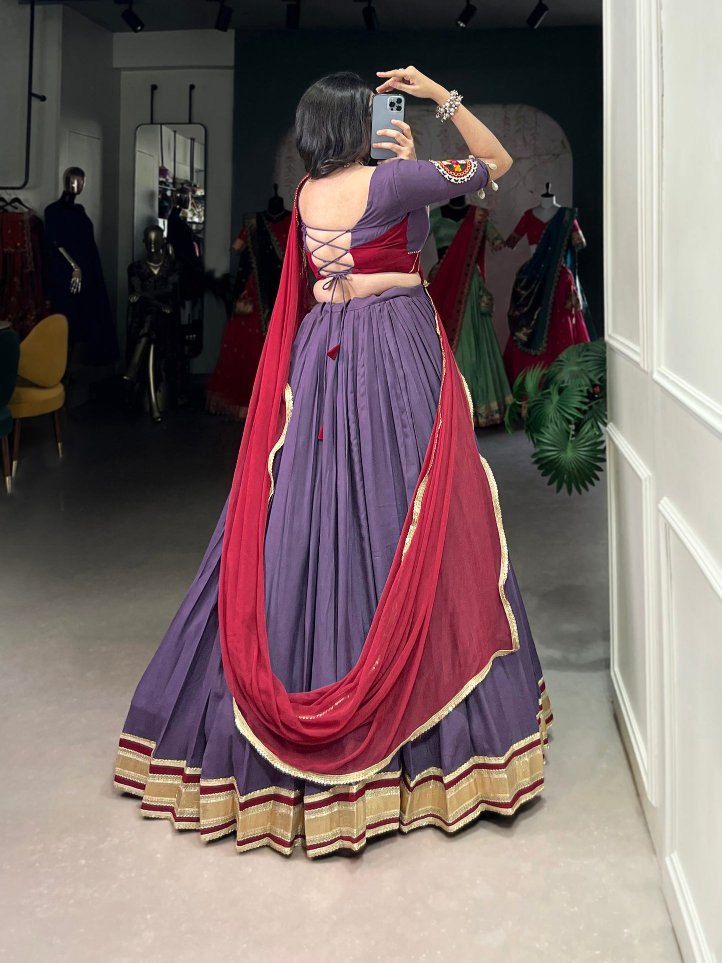 Myra Navratri Special Pure Cotton Lehenga Choli