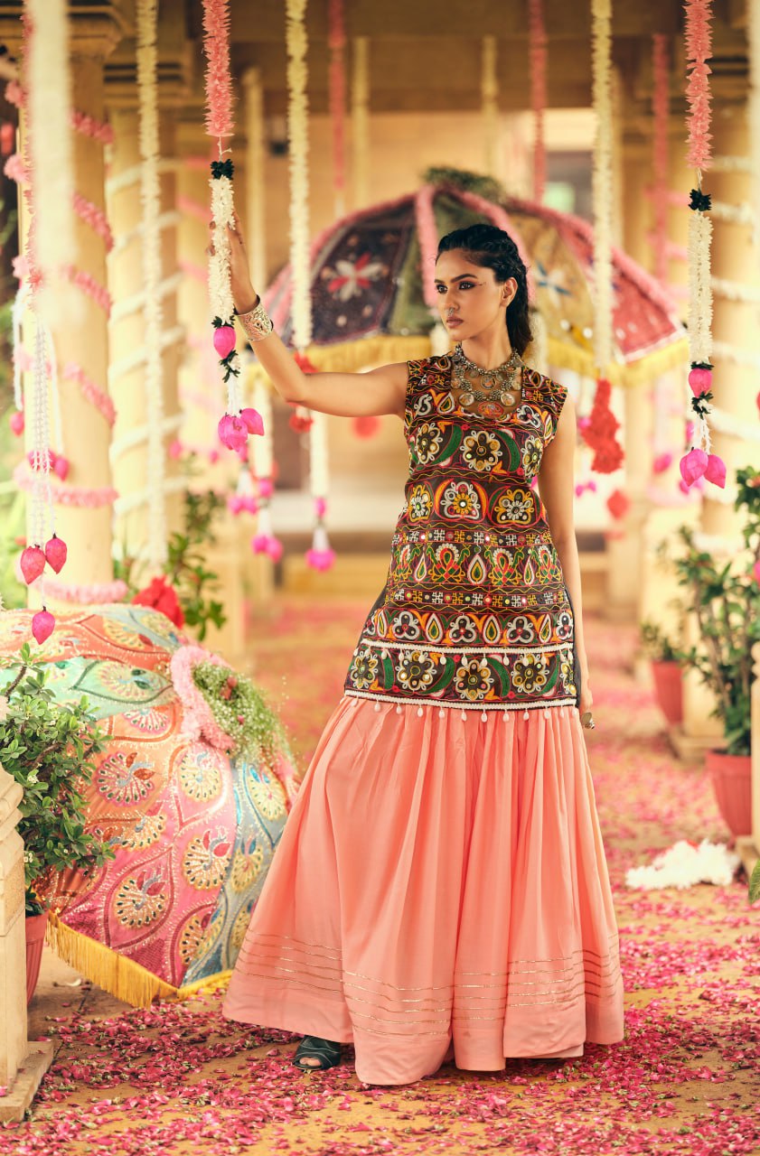 Rang Roop Vibrant Embroidered Chaniya Choli