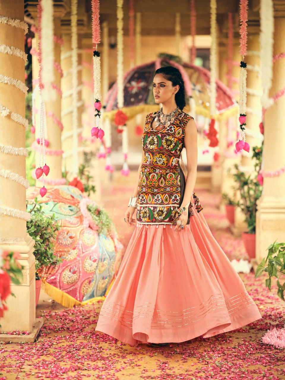 Rang Roop Vibrant Embroidered Chaniya Choli