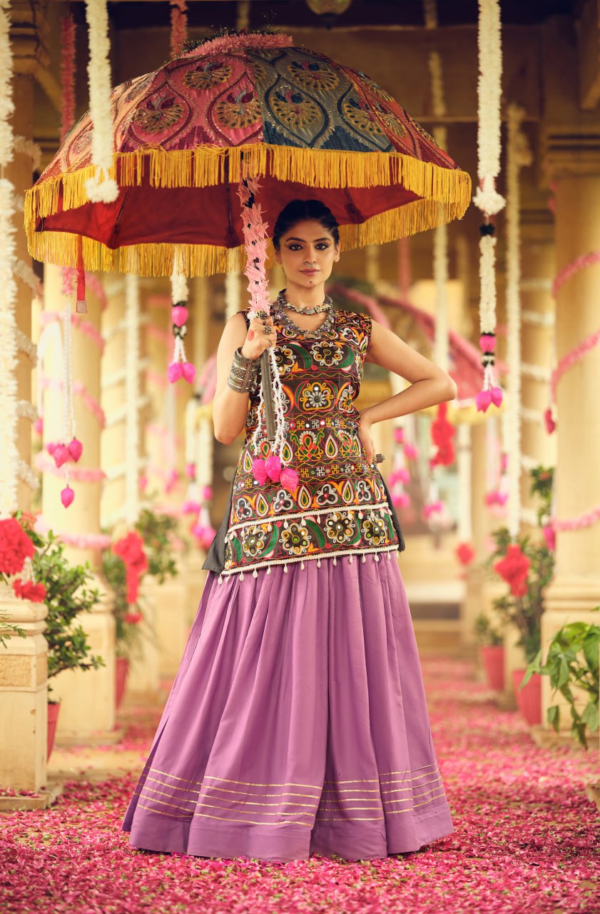 Rang Roop Vibrant Embroidered Chaniya Choli
