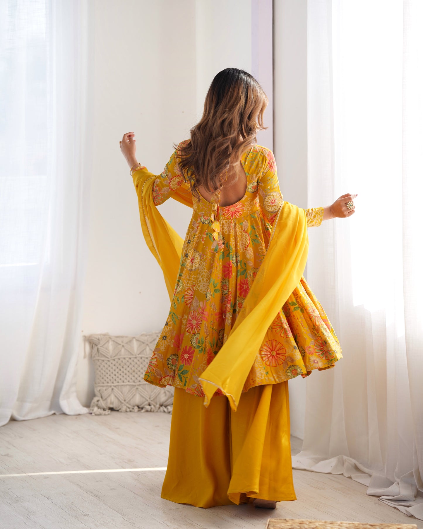 Launching Classic Romansilk Chanderi Print Fabric Kediya Set