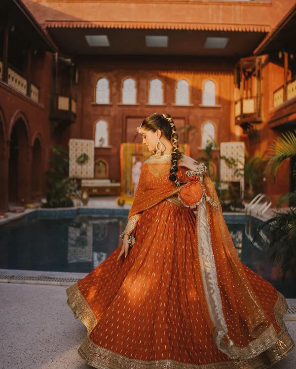 Mehr-e-Gul Sunshine Yellow Ethnic Gown