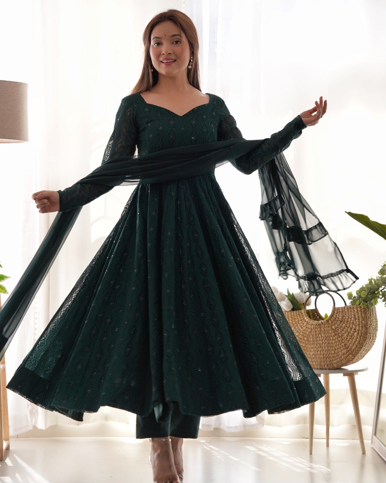 Ivory Reverie of Timeless Beauty and Grace Suits