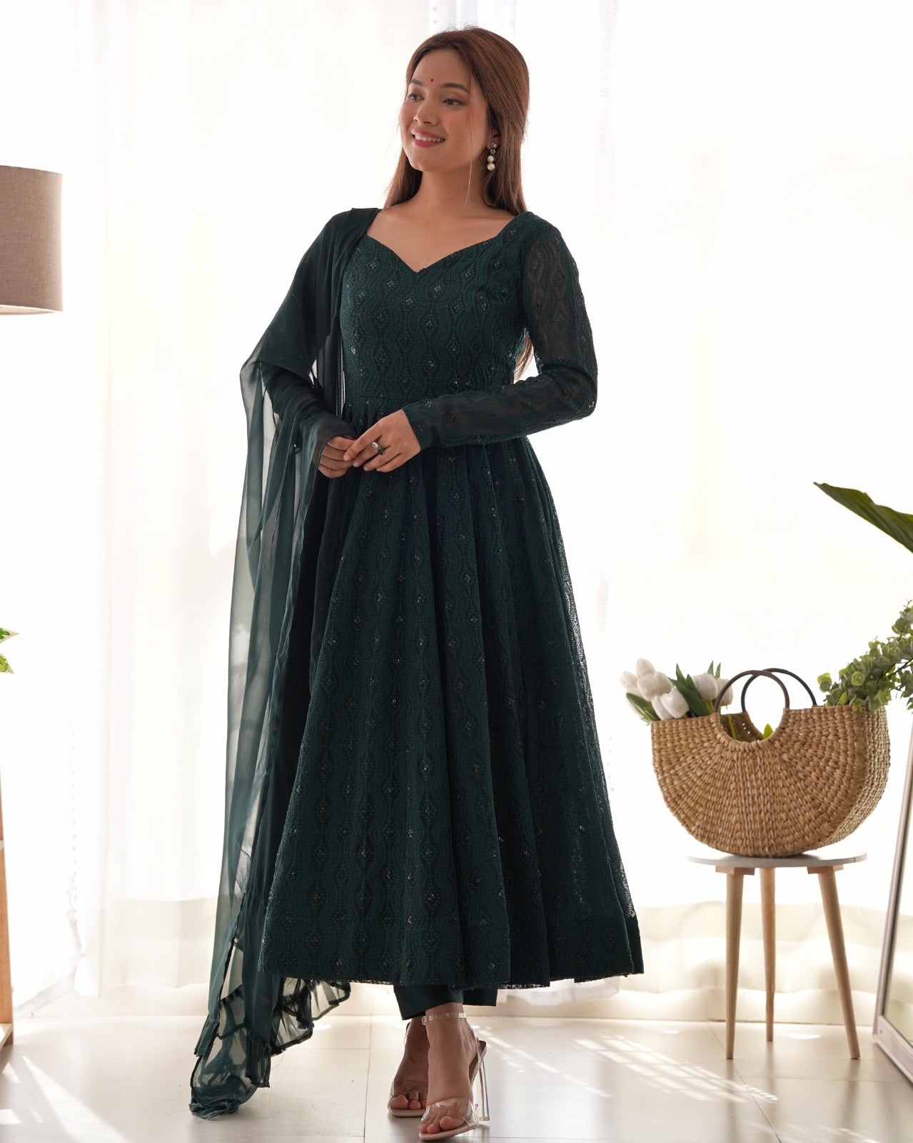 Ivory Reverie of Timeless Beauty and Grace Suits