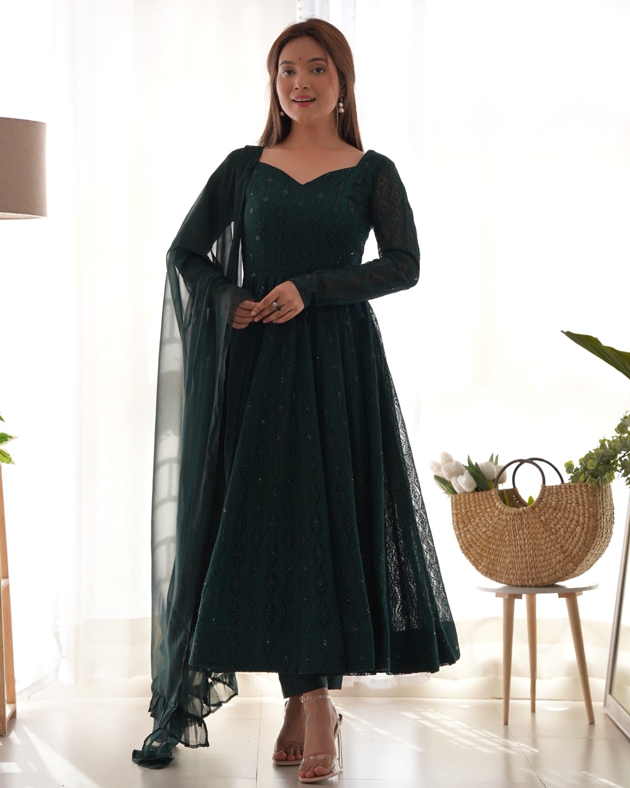 Ivory Reverie of Timeless Beauty and Grace Suits