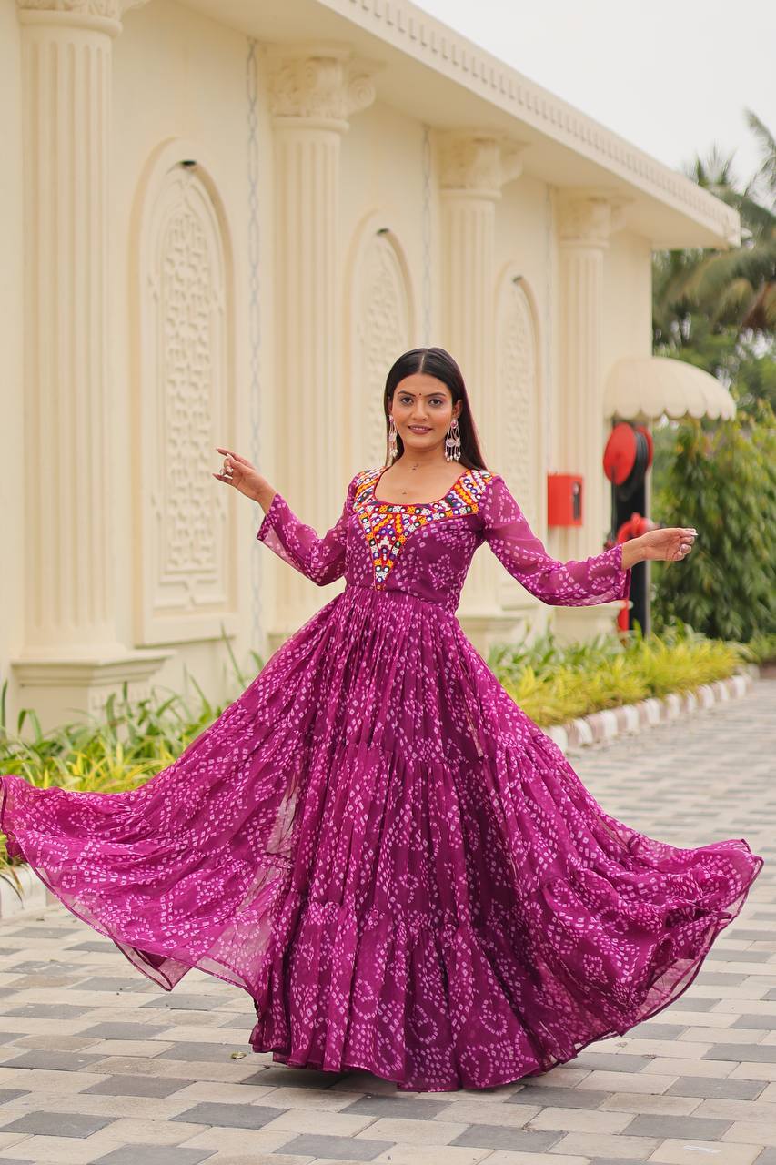 A Twirl of Bandhani Dreams and Mirror Magic
