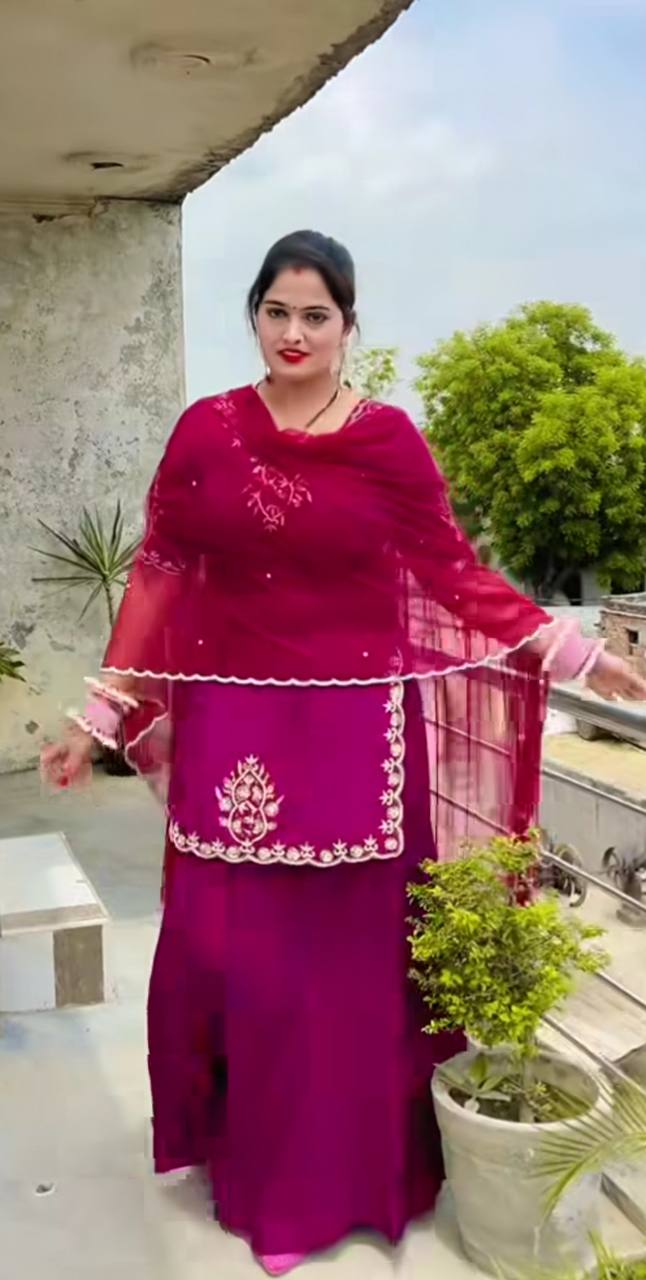 Royal Radiance Luxurious Designer with Timeless Appeal Gharara Set