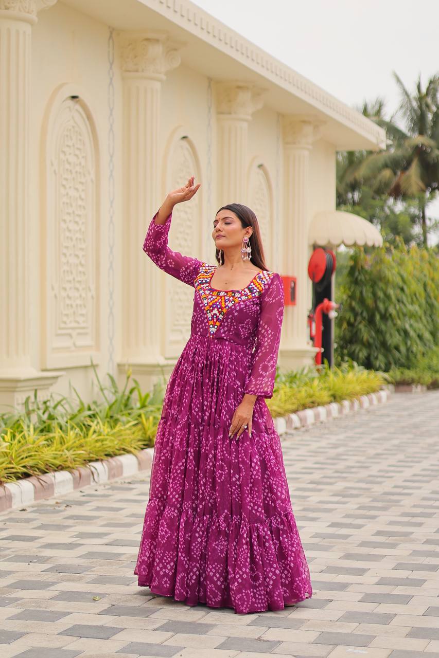 A Twirl of Bandhani Dreams and Mirror Magic