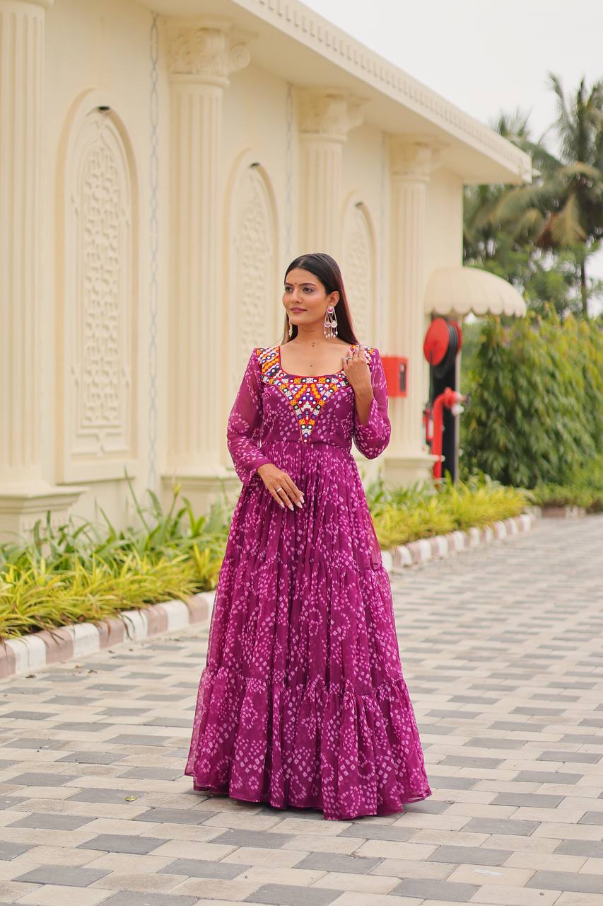 A Twirl of Bandhani Dreams and Mirror Magic