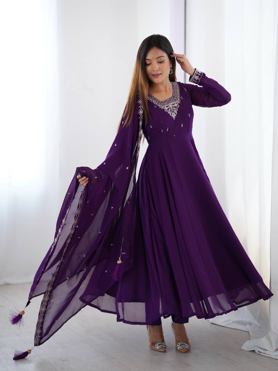 Misha Graceful & Colourfull Comfort And Stylish Anarkali