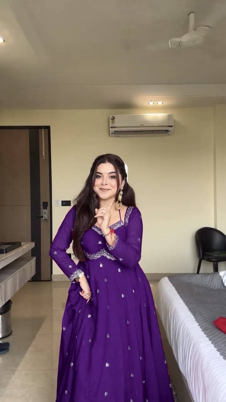 Neha Red Classic Anarkali Suit Set