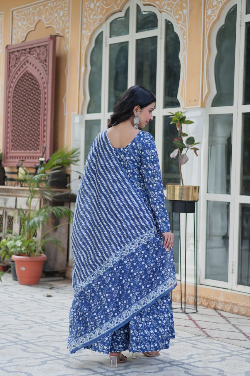 Morni Beautiful Printed Anarkali Dresses