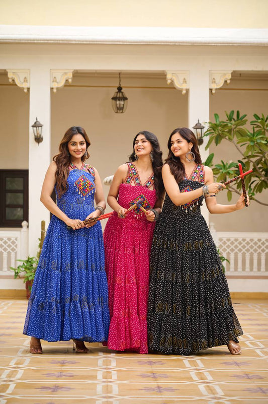 Dandiya Dreams Traditional Festive Flow Gown