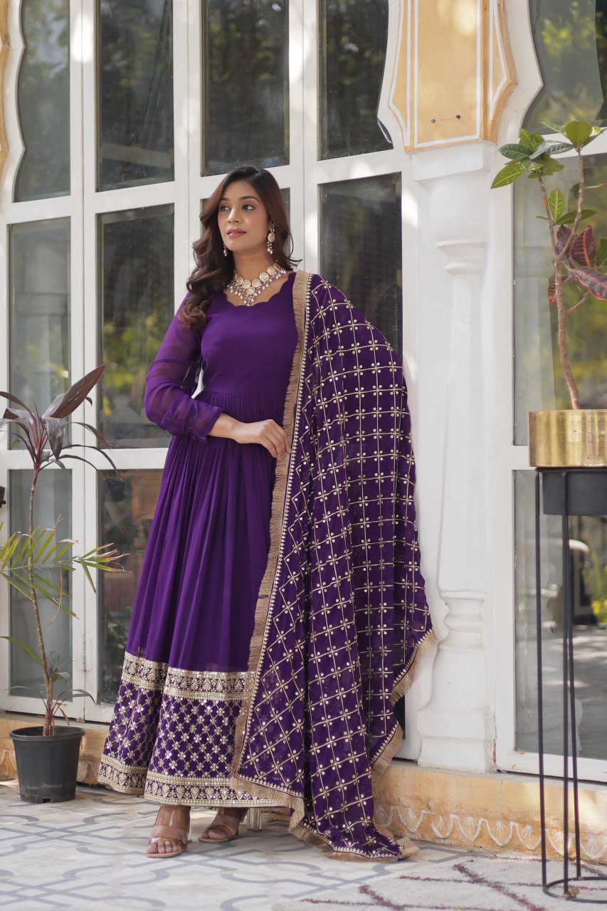 Royal Charm And Timeless Beauty Outfits Gown