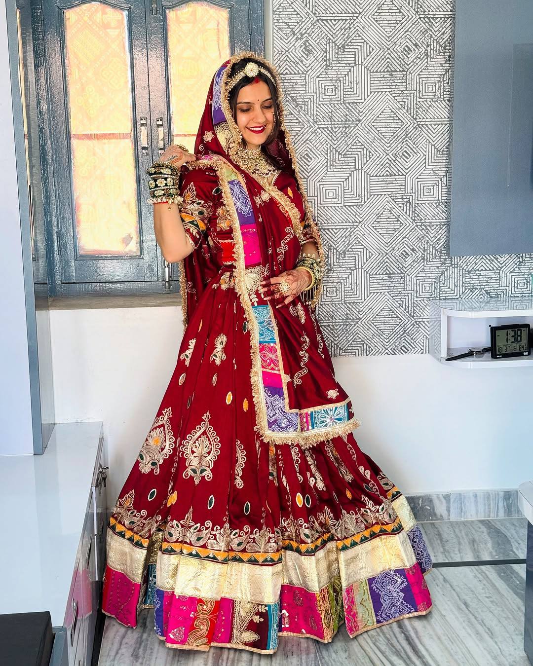 Rangdeep Royal Raas Real Mirror Work Lehenga Set