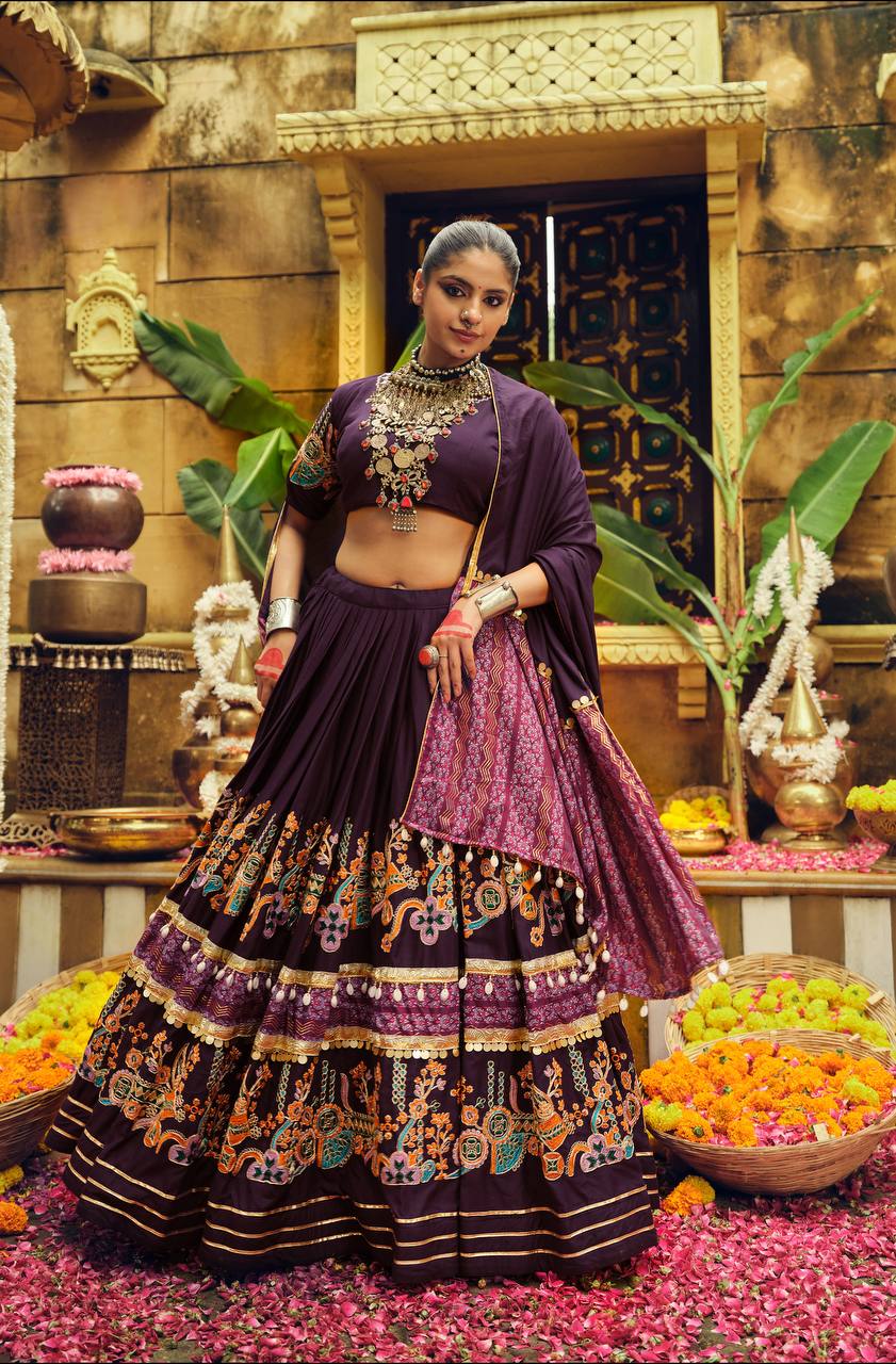 Tejasvi Culture This Teal Lehenga Set