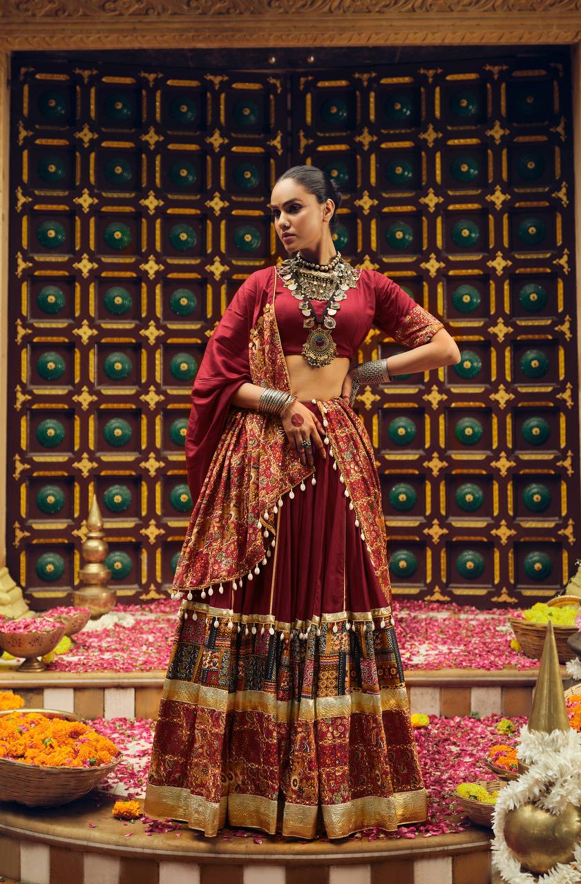 Tejasvi Culture This Teal Lehenga Set