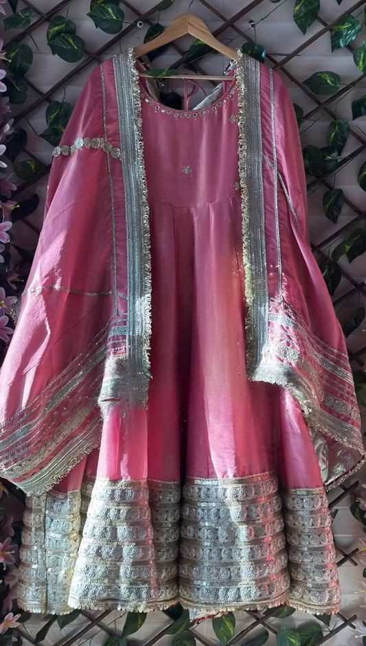 Blush Royale The Radiant Mirrorwork Anarkali