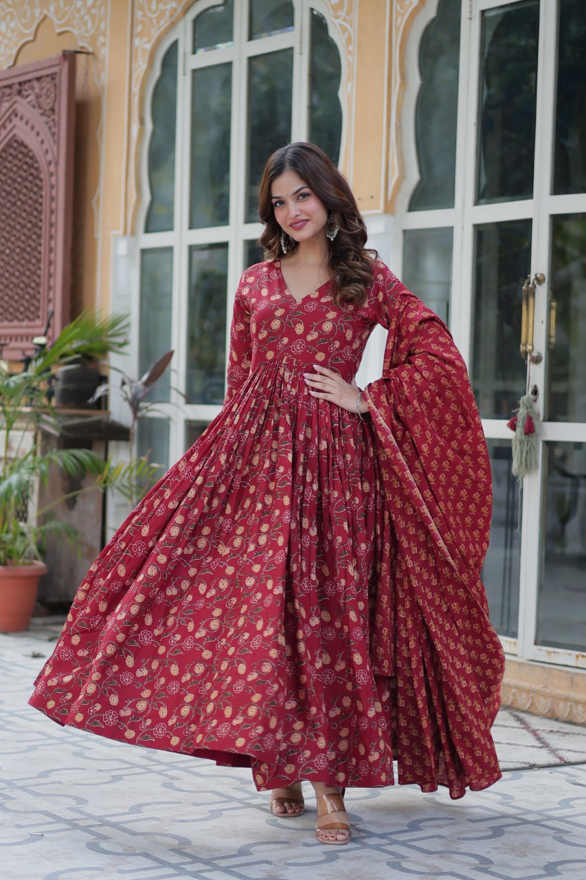 Tanishka Designer Pure Cotton Suit