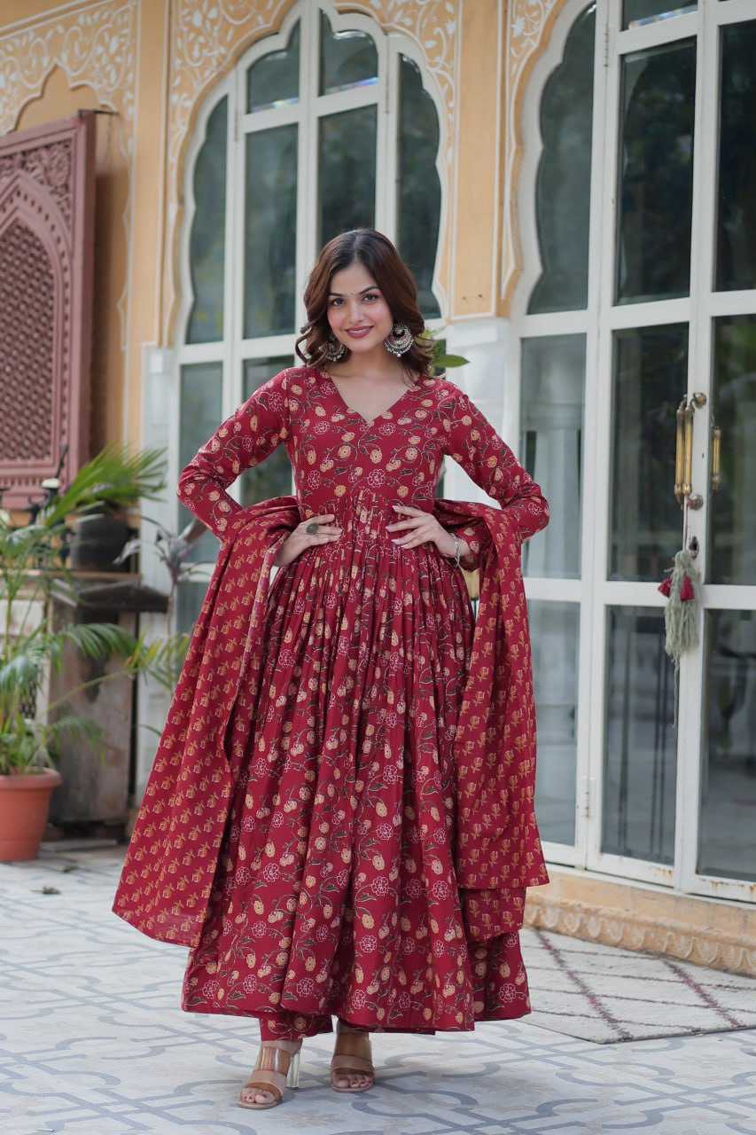 Tanishka Designer Pure Cotton Suit