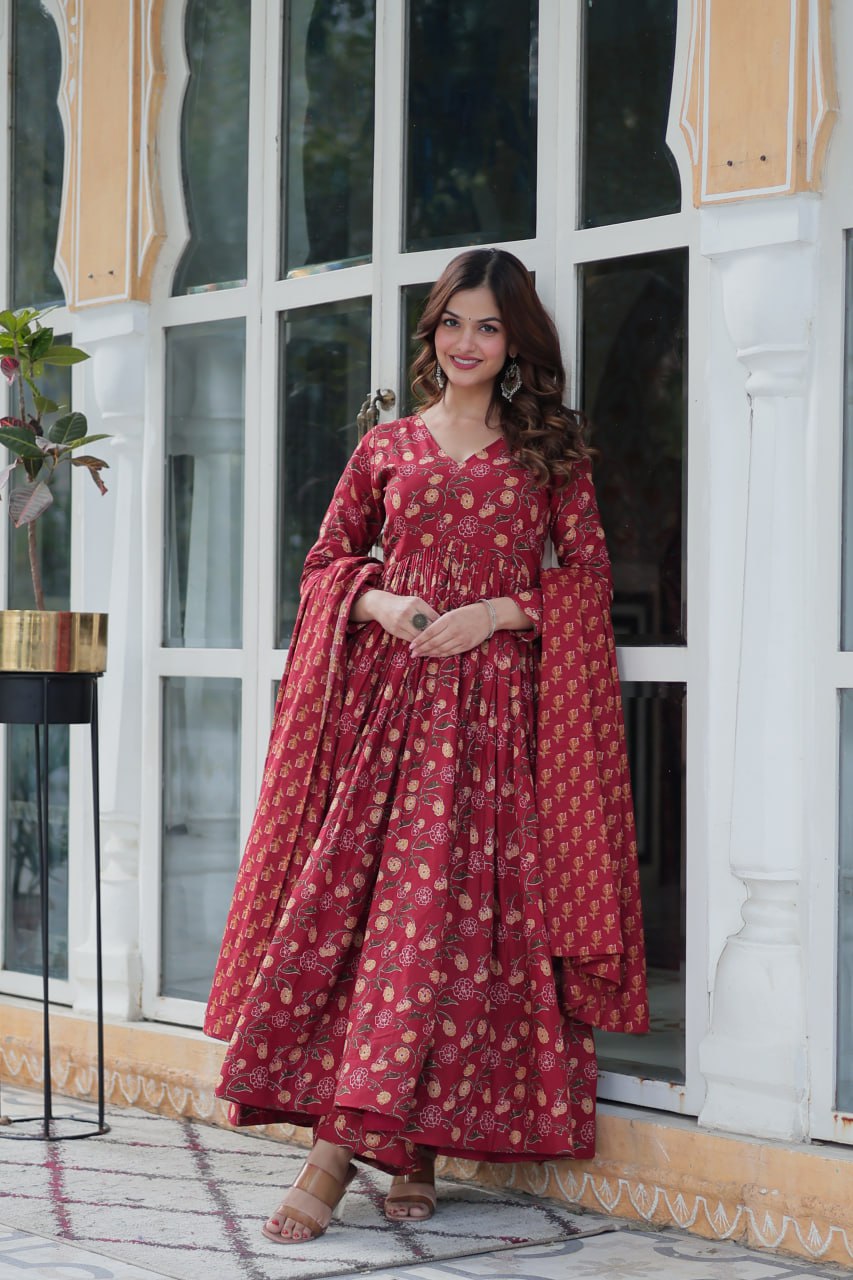 Tanishka Designer Pure Cotton Suit