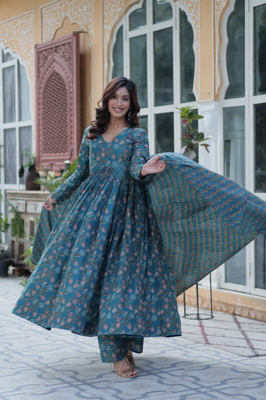 Tanishka Designer Pure Cotton Suit