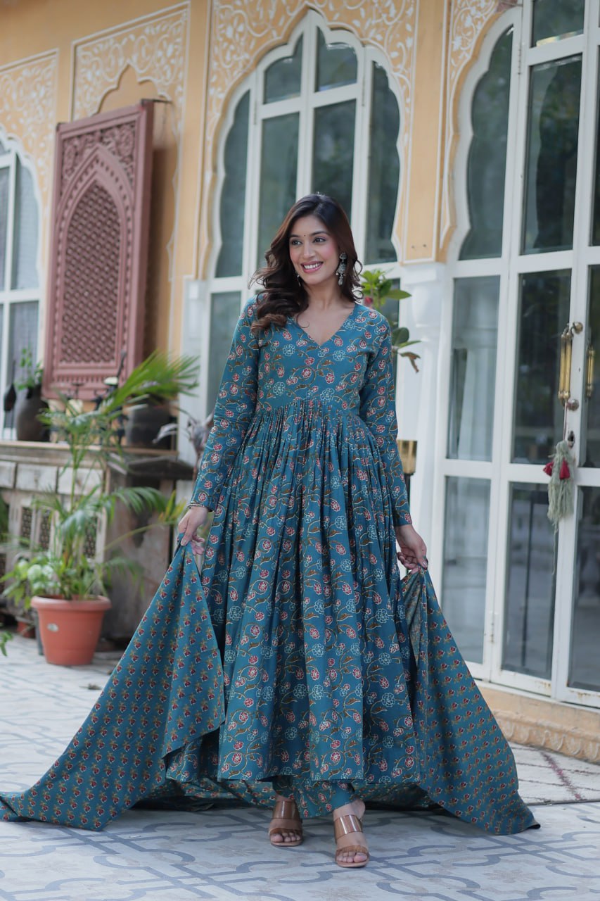 Tanishka Designer Pure Cotton Suit