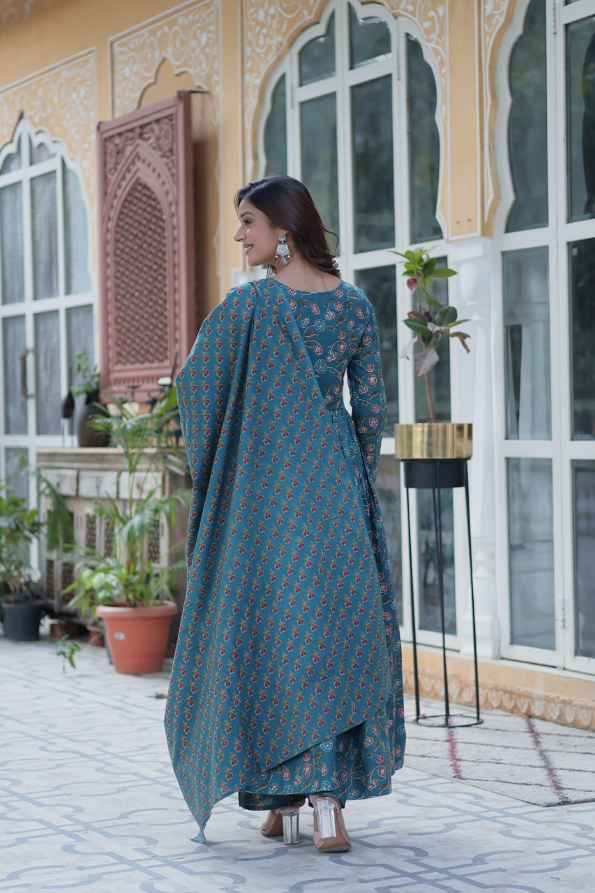 Tanishka Designer Pure Cotton Suit