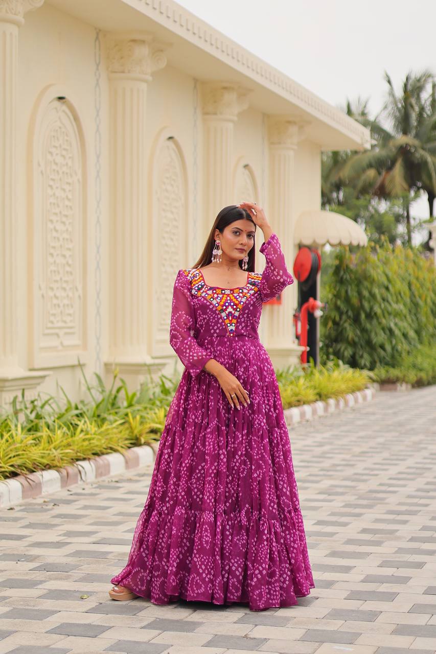 A Twirl of Bandhani Dreams and Mirror Magic