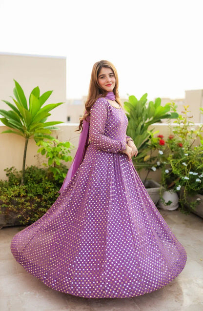 ROSY PURPLE COLOURED SUIT SET