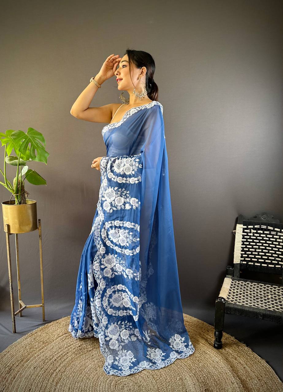 Timeless Tradition Organza  Saree