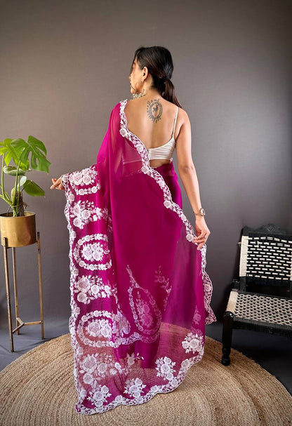 Timeless Tradition Organza  Saree