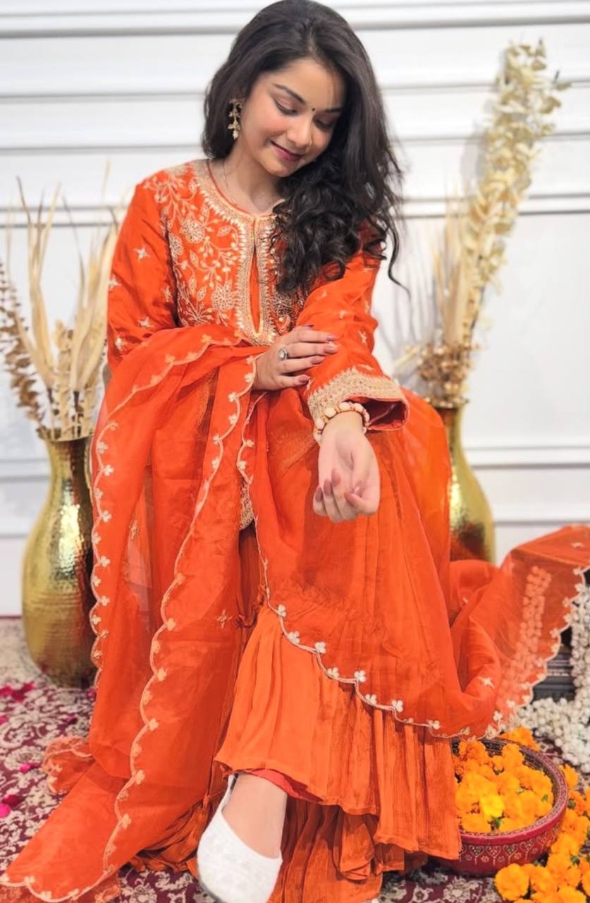 Taraana Twirl Celebration Sharara Suit
