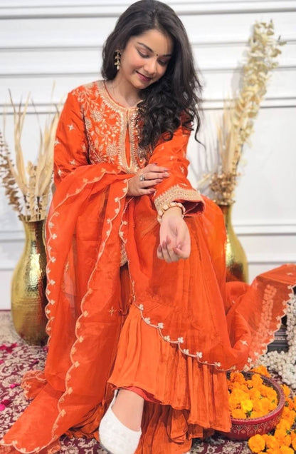 Taraana Twirl Celebration Sharara Suit