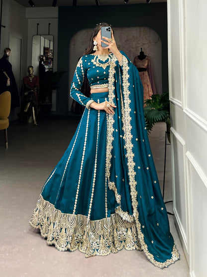 Sunkissed Lehenga Radiance in Fabric