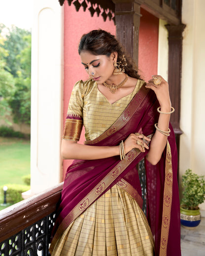 Kayra Cultural Heritage Cotton Silk Lehenga Choli