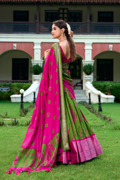 Bhavika  Shibori Print  Lehengha Choli