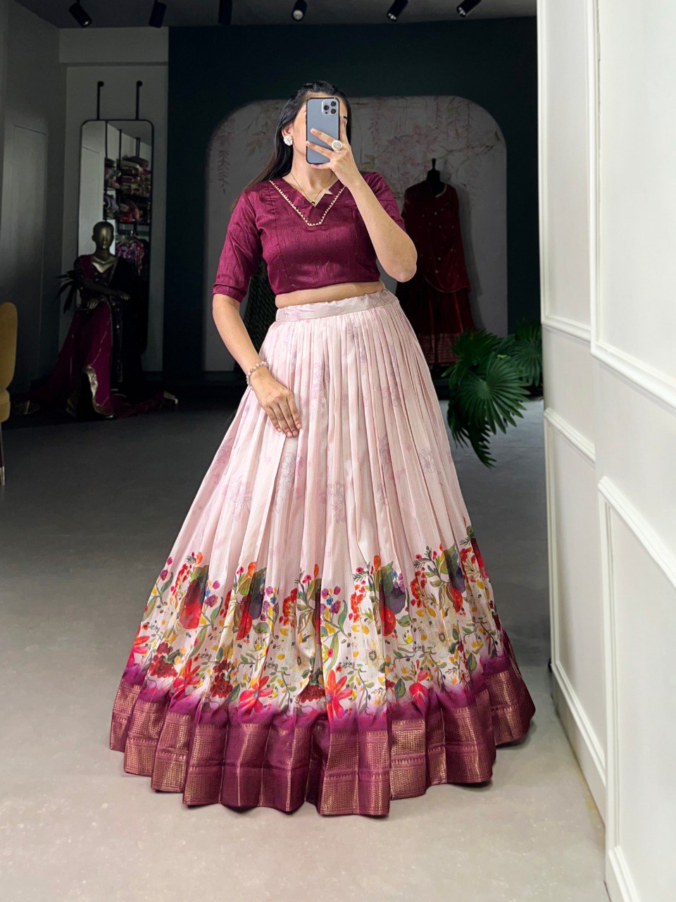 Radhika Heavy Cotton Silk Lehenga Choli