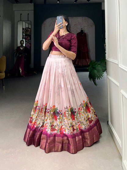 Radhika Heavy Cotton Silk Lehenga Choli