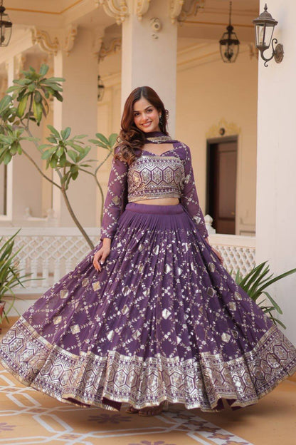 Sidhdhi Heavy Fox Georgette Lehenga Choli