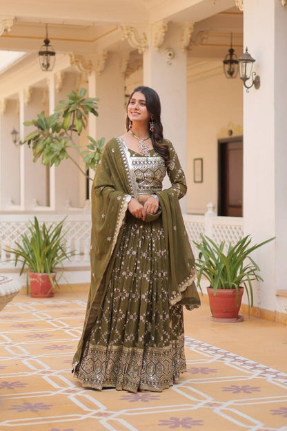 Sidhdhi Heavy Fox Georgette Lehenga Choli