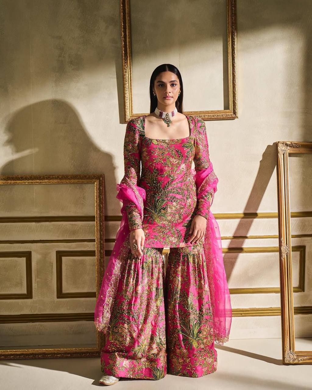 Kritika In Our Jungle Print Gharara Set
