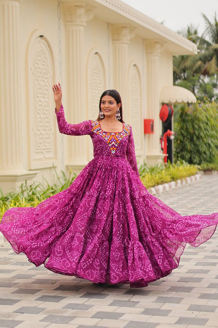 A Twirl of Bandhani Dreams and Mirror Magic