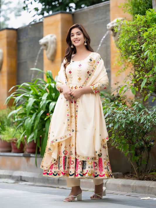 Premium & Luxurious Designer Readymade Alia Cut Anarkali Suit