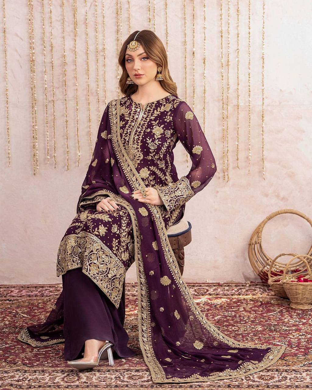 Golden Gaze Where Tradition Meets Glamour
