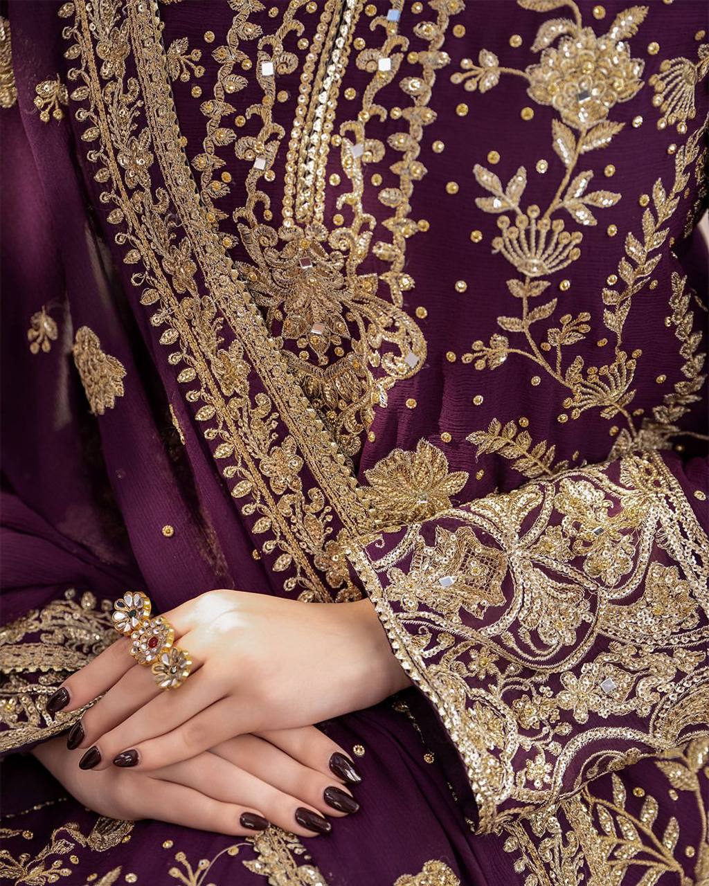 Golden Gaze Where Tradition Meets Glamour