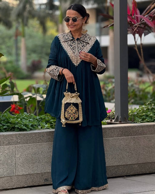 Draped in Dusk & Royal Dust